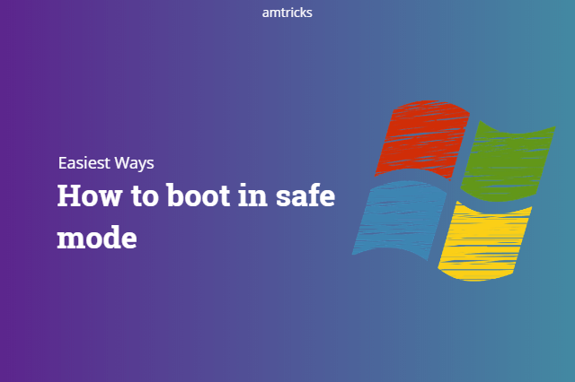 how to boot in safe mode Windows 10