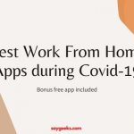Best Work From Home apps in COVID-19 