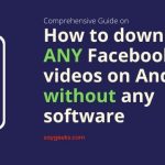 How to download Facebook videos on Android without any software