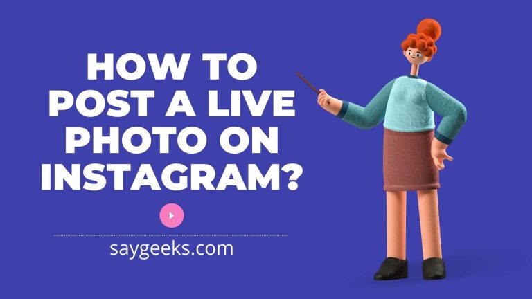 How to post a live photo on Instagram