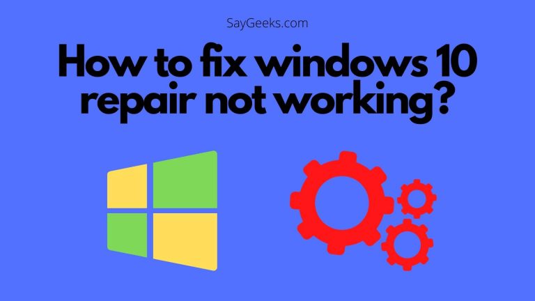 How to fix windows 10 repair not working (2)