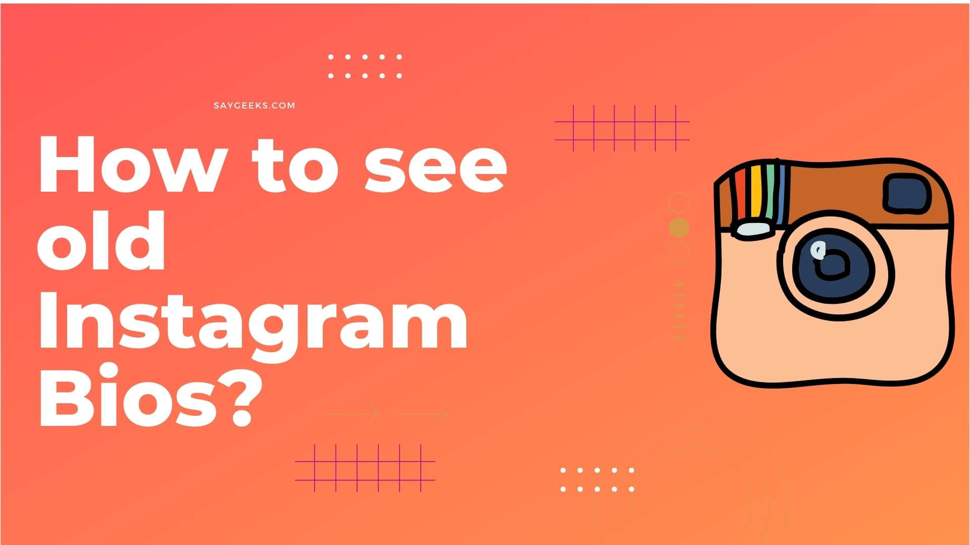 How to see old Instagram Bios