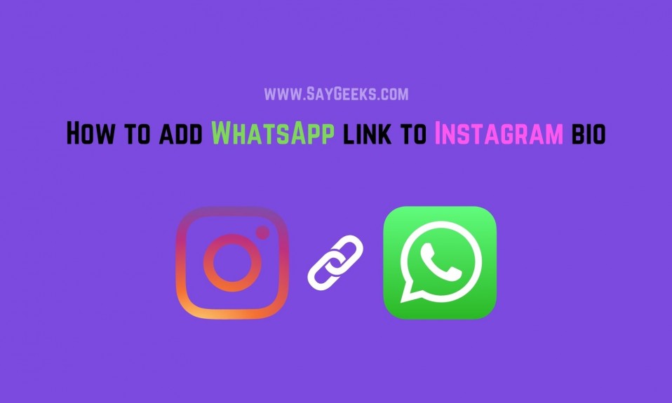 how to add whatsapp link to instagram bio