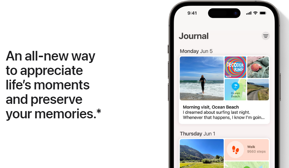 ‘Journal’ app will use Apple’s on-device machine learning 12